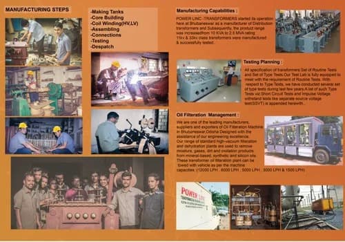 Manufacturing Steps